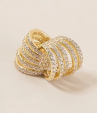 Avery Huggie Hoop Earring