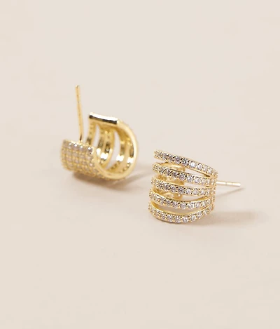 Avery Huggie Hoop Earring