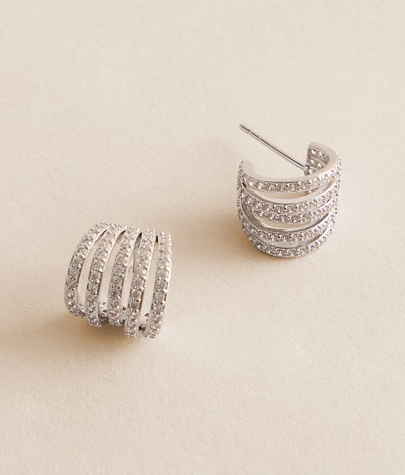 Avery Huggie Hoop Earring