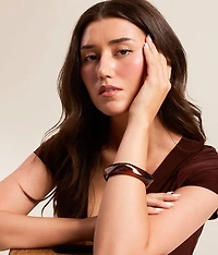 Acrylic Bangle Bracelet
