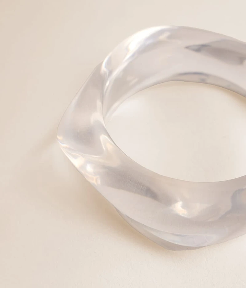 Clear Acrylic Bracelet
