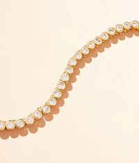 Bezel Tennis Necklace