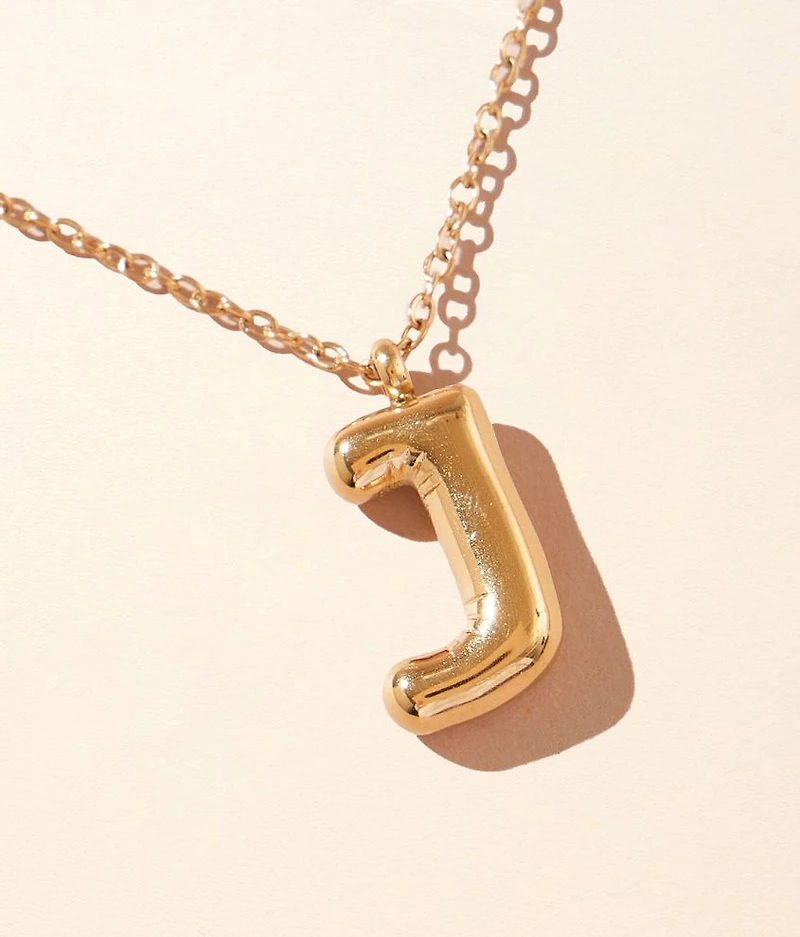 J Initial Necklace