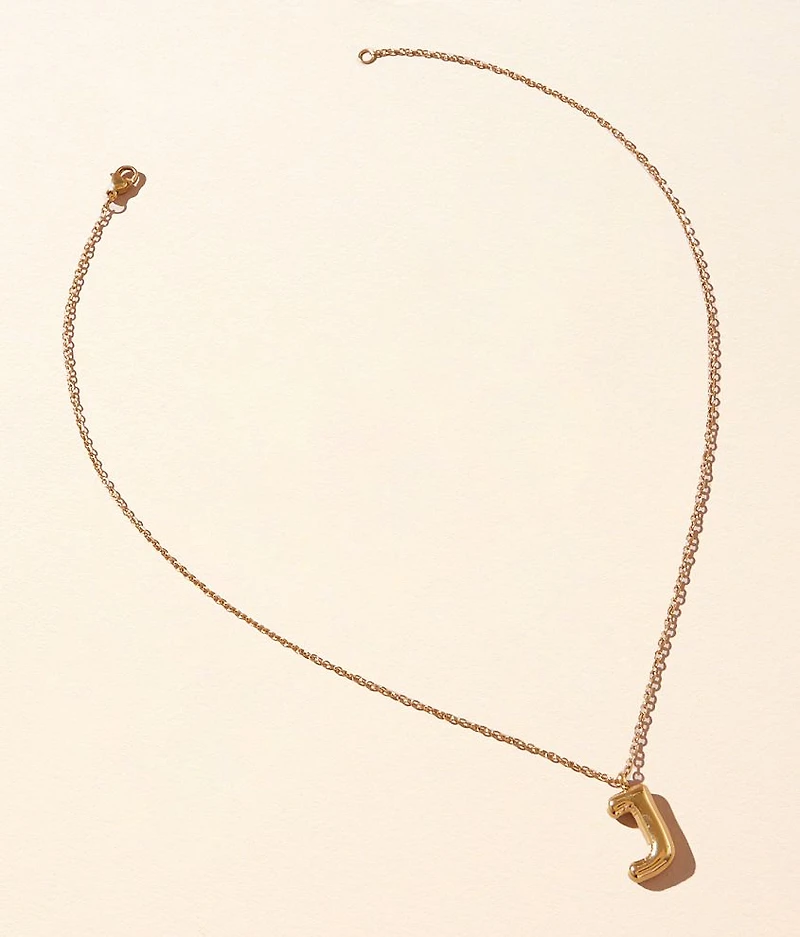 J Initial Necklace