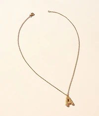 A Initial Necklace