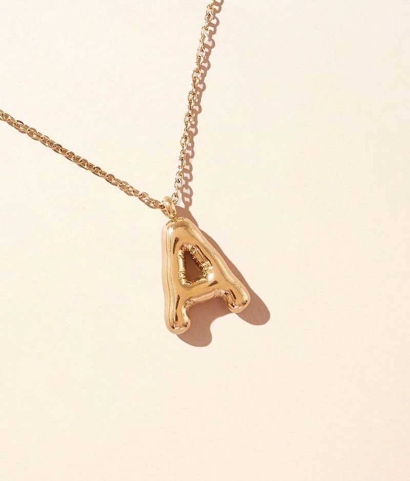 A Initial Necklace