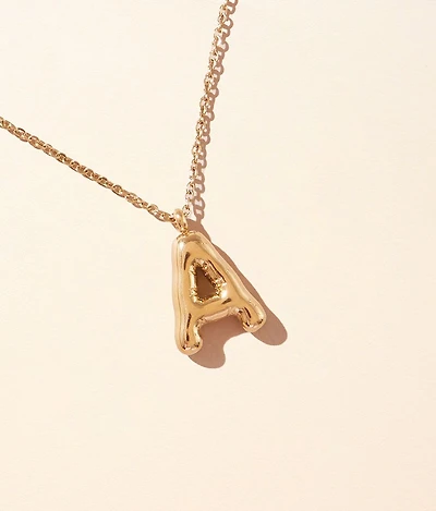 A Initial Necklace