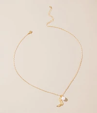 Boot Pearl Necklace
