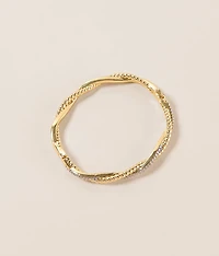 Pave Twist Bracelet