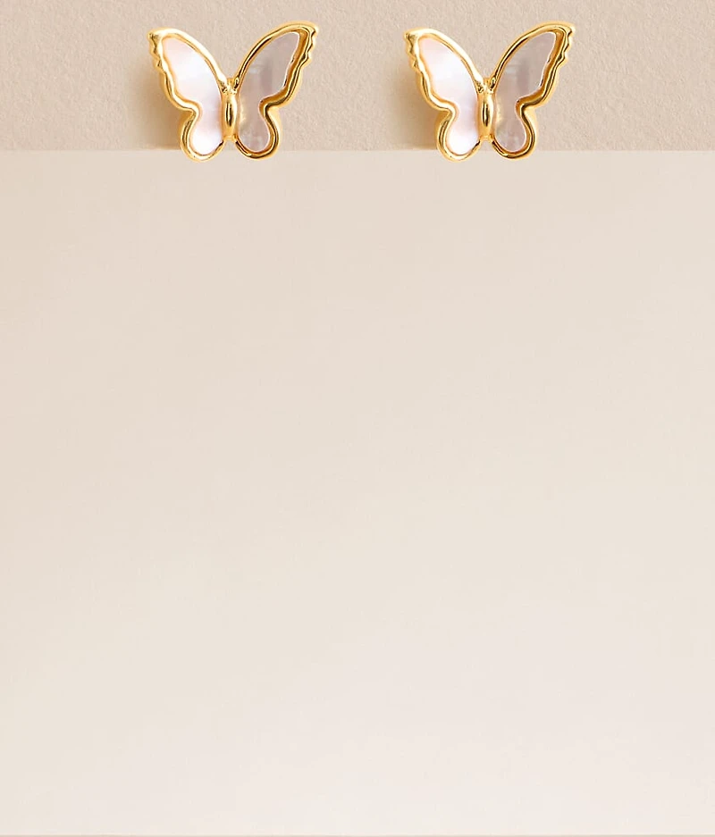Butterfly Mop Earring