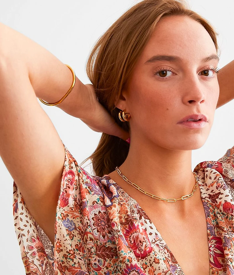 Carrie Paperclip Necklace