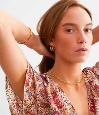 Carrie Paperclip Necklace