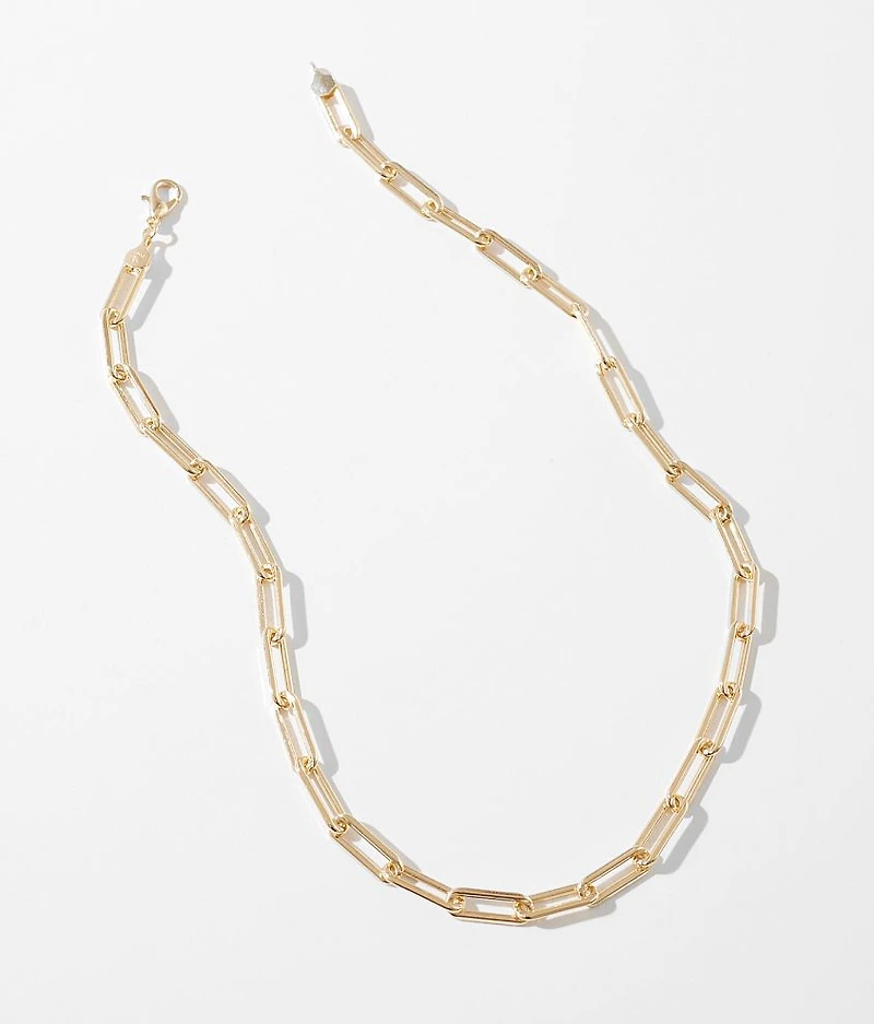Carrie Paperclip Necklace
