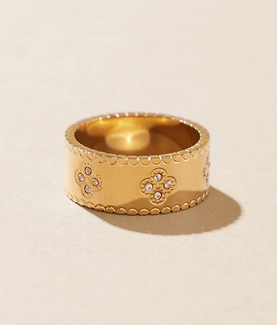 Gracie Clover Ring