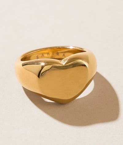 Heart Signet Ring