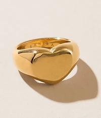 Heart Signet Ring