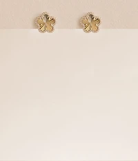 Adeline Pave Clover Earring