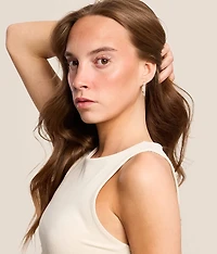 Jasmine Pave Double Earring