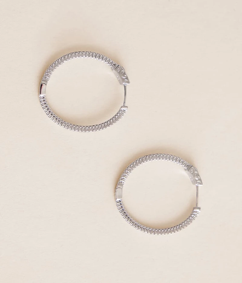 Kristen Oval Hoop Earring