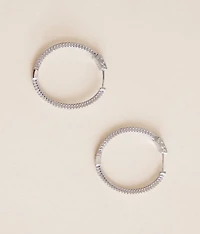Kristen Oval Hoop Earring
