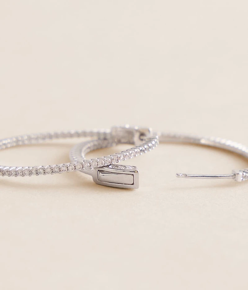 Kristen Oval Hoop Earring