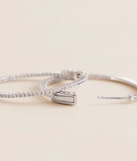 Kristen Oval Hoop Earring