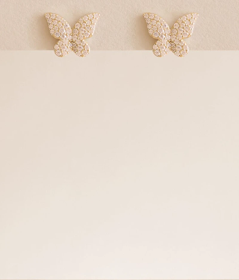 Elsie Pave Butterfly Earring