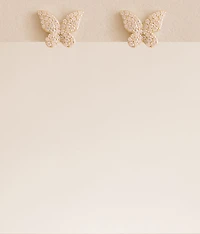 Elsie Pave Butterfly Earring