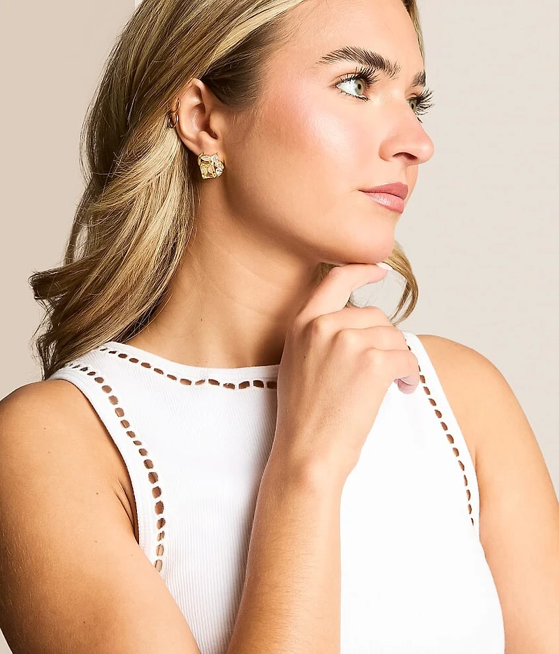 Marquise Sunburst Earring