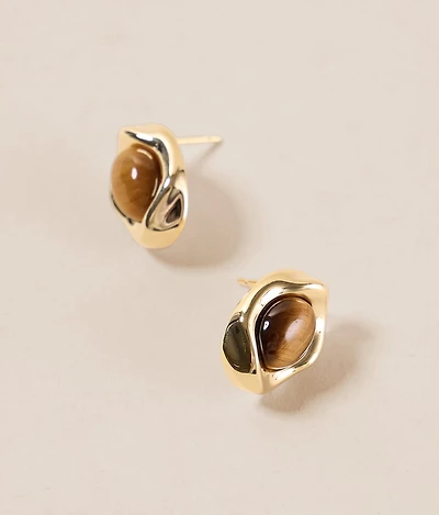 Saylor Tiger Eye Earring