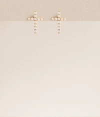 Cross Glitz Earring