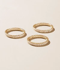 3 Pack Allegra Ring Set