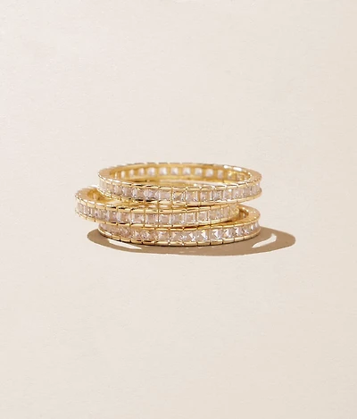 Sahira Jewelry Design 3 Pack Allegra Ring Set