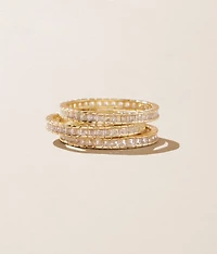 Sahira Jewelry Design 3 Pack Allegra Ring Set