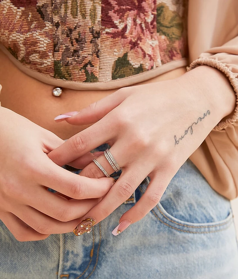 3 Pack Allegra Ring Set