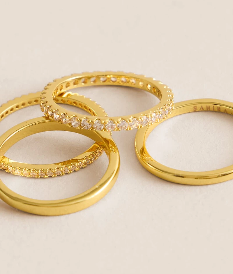 4 Pack Faye Ring Set