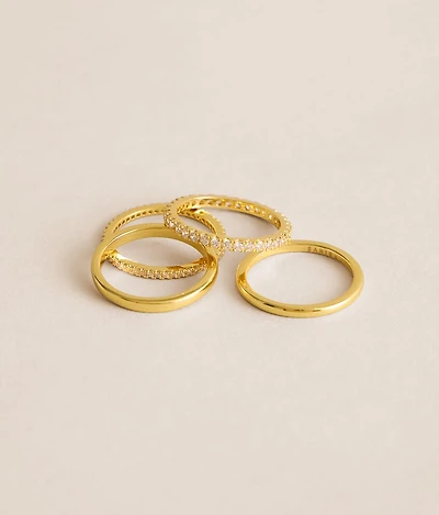 4 Pack Faye Ring Set