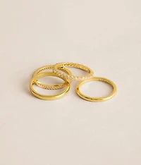 4 Pack Faye Ring Set