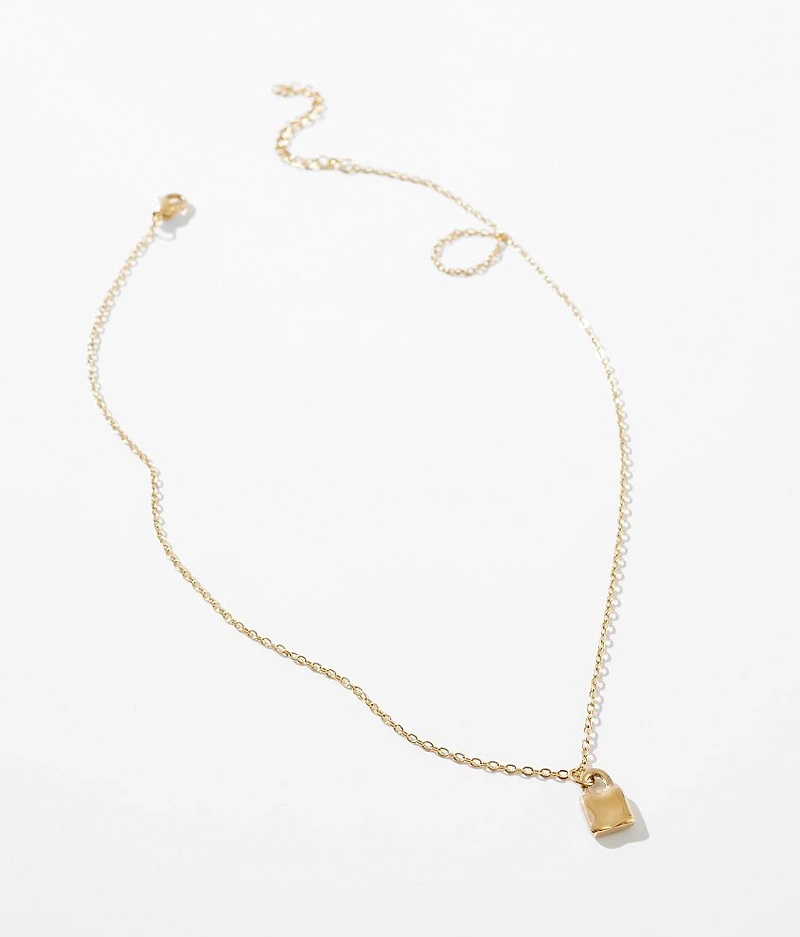 Mini Lock Necklace