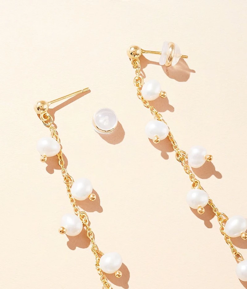 Melanie Faux Pearl Earring
