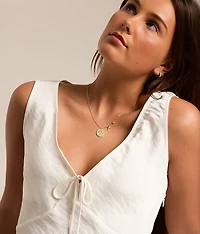 Virgin Mary Cross Pendant Necklace