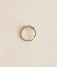 Pave Cross Ring