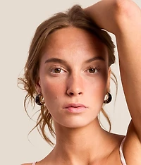 Co. Olivia Resin Hoop Earring