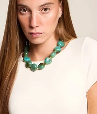 Bahama Blue Stone Necklace