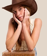 Georgie Bezel Statement Ring