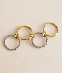 Mina Two Tone Stacked Ring