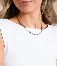 Rainbow Tennis Necklace