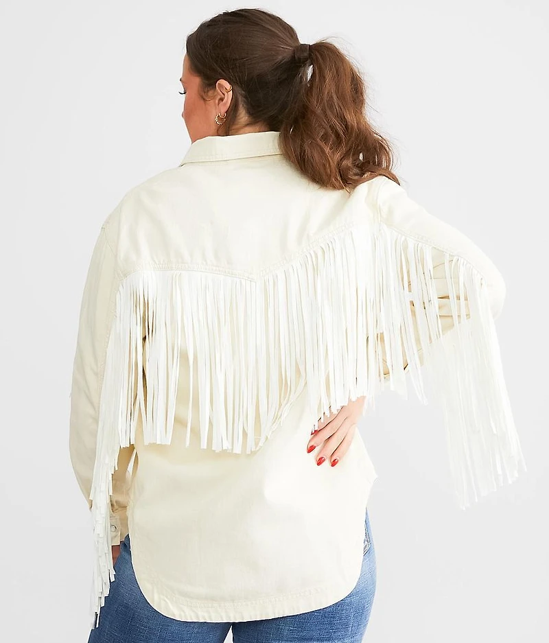 Fringe Denim Jacket