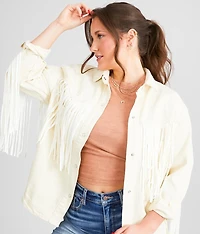 Fringe Denim Jacket