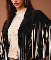 Flyaway Two Tone Fringe Jacket